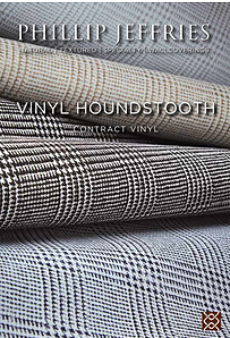 Phillip Jeffries Vinyl Houndstooth Wallpaper